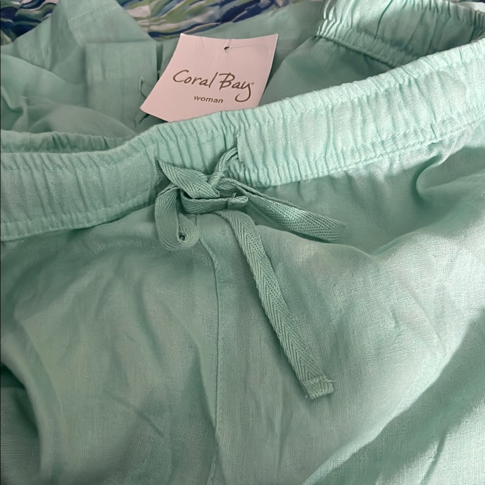 Coral Bay Women's Mint Green Shorts